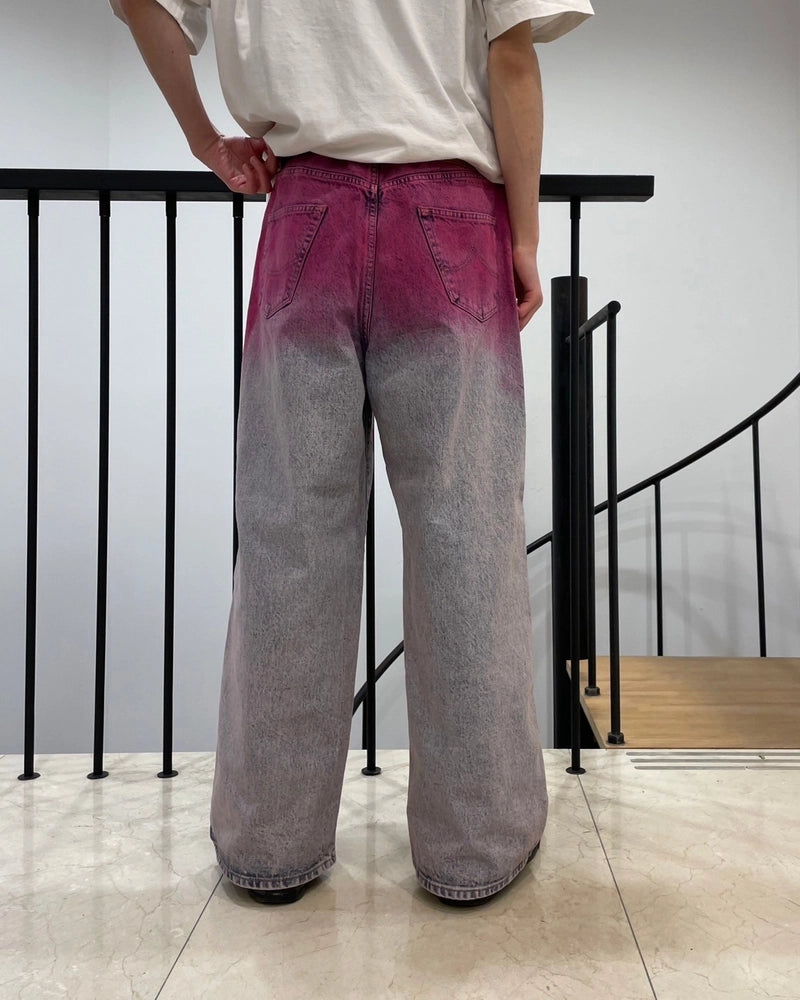 doublet / ANIME HAND PAINTING DENIM PANTS (25SS06PT296)