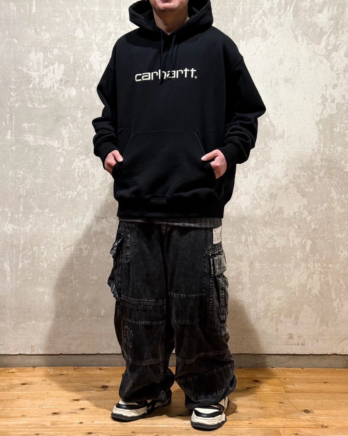 eYe JUNYA WATANABE MAN × Carhartt / HOODIE (WO-T901-100)