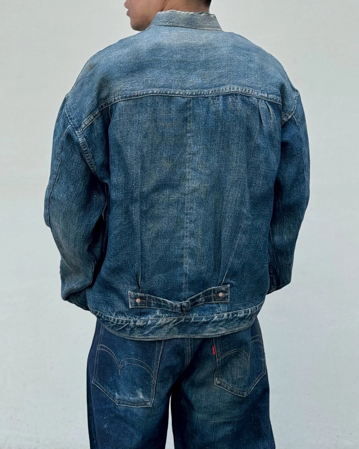 eYe JUNYA WATANABE MAN × Levis × Ber Ber Jin / 麻オックス 転写プリント Levis Wネーム Ber Ber Jin (WQ-J904-100)