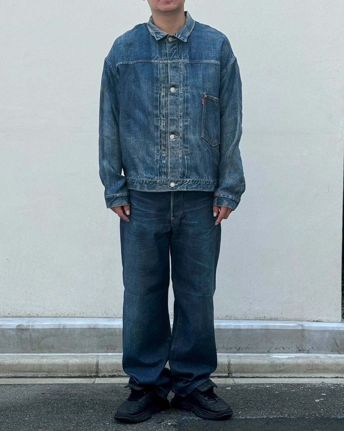 eYe JUNYA WATANABE MAN × Levis × Ber Ber Jin / 麻オックス 転写プリント Levis Wネーム Ber Ber Jin (WQ-J904-100)