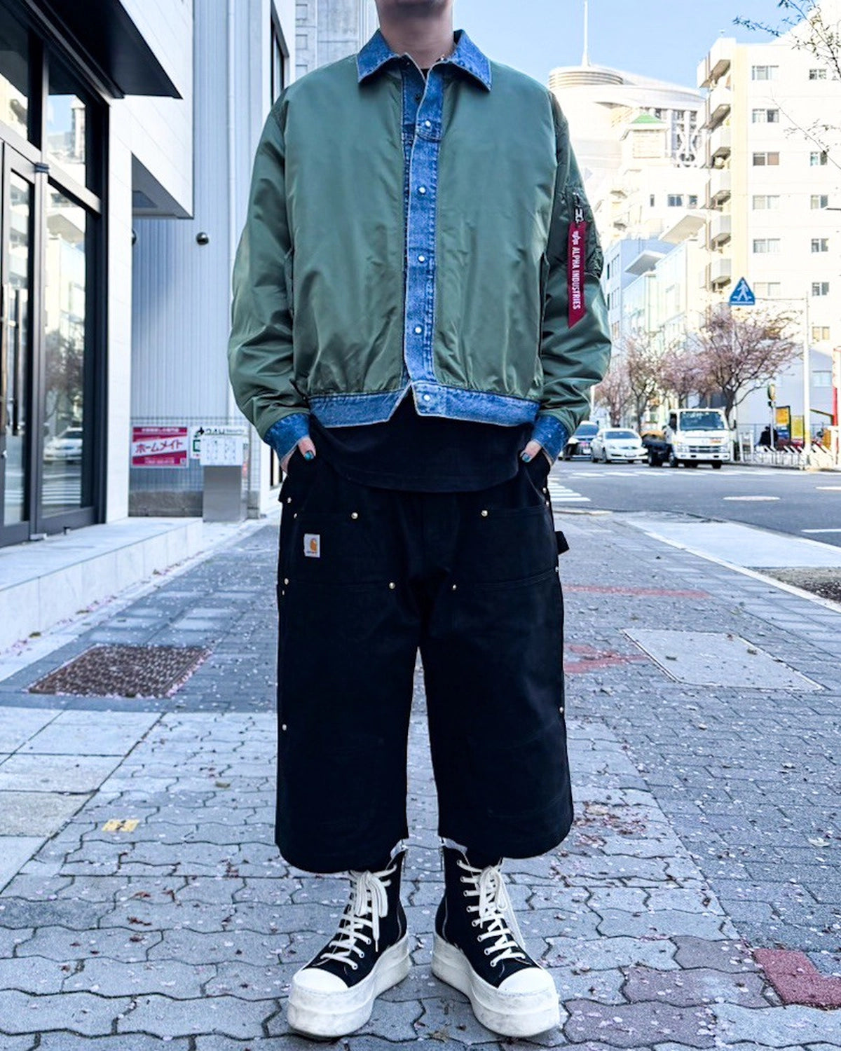 eYe JUNYA WATANABE MAN x alpha industries / MA-1 (WQ-J911-100)