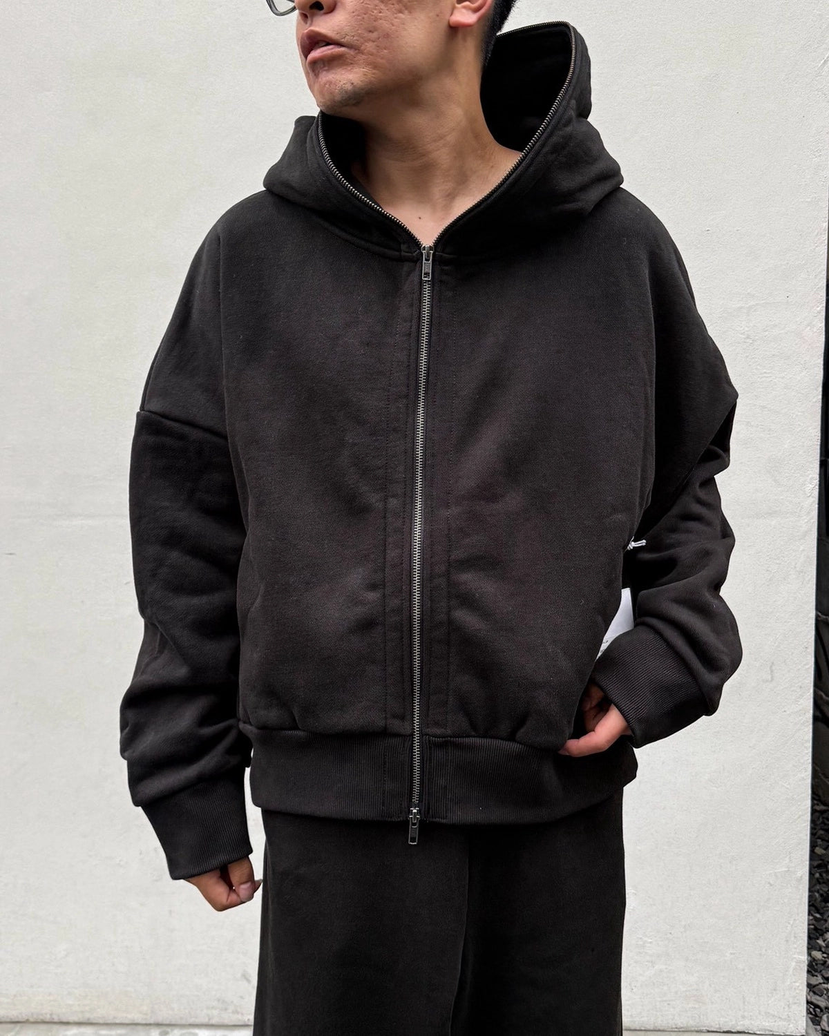 entire studios / ETERNAL ZIP SWEAT PARKA (ESFW26HO01012)