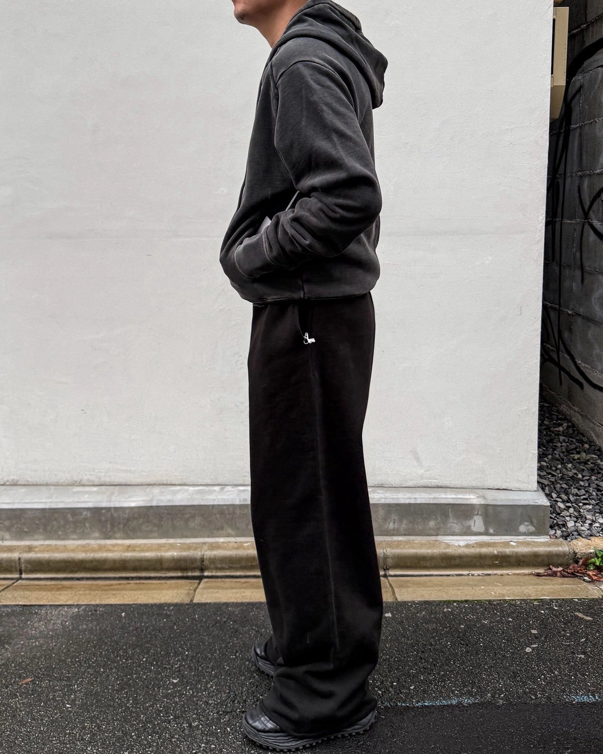 entire studios / SLIM ZIP UP SWEAT PARKA (ESFW26HO03012)