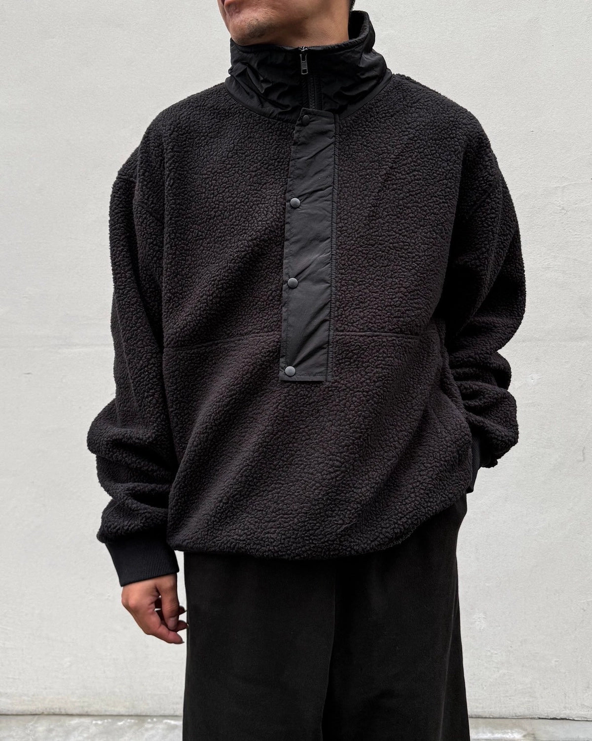 entire studios / SYSTEM HALF ZIP FLEECE JACKET (ESFW26ST02016)