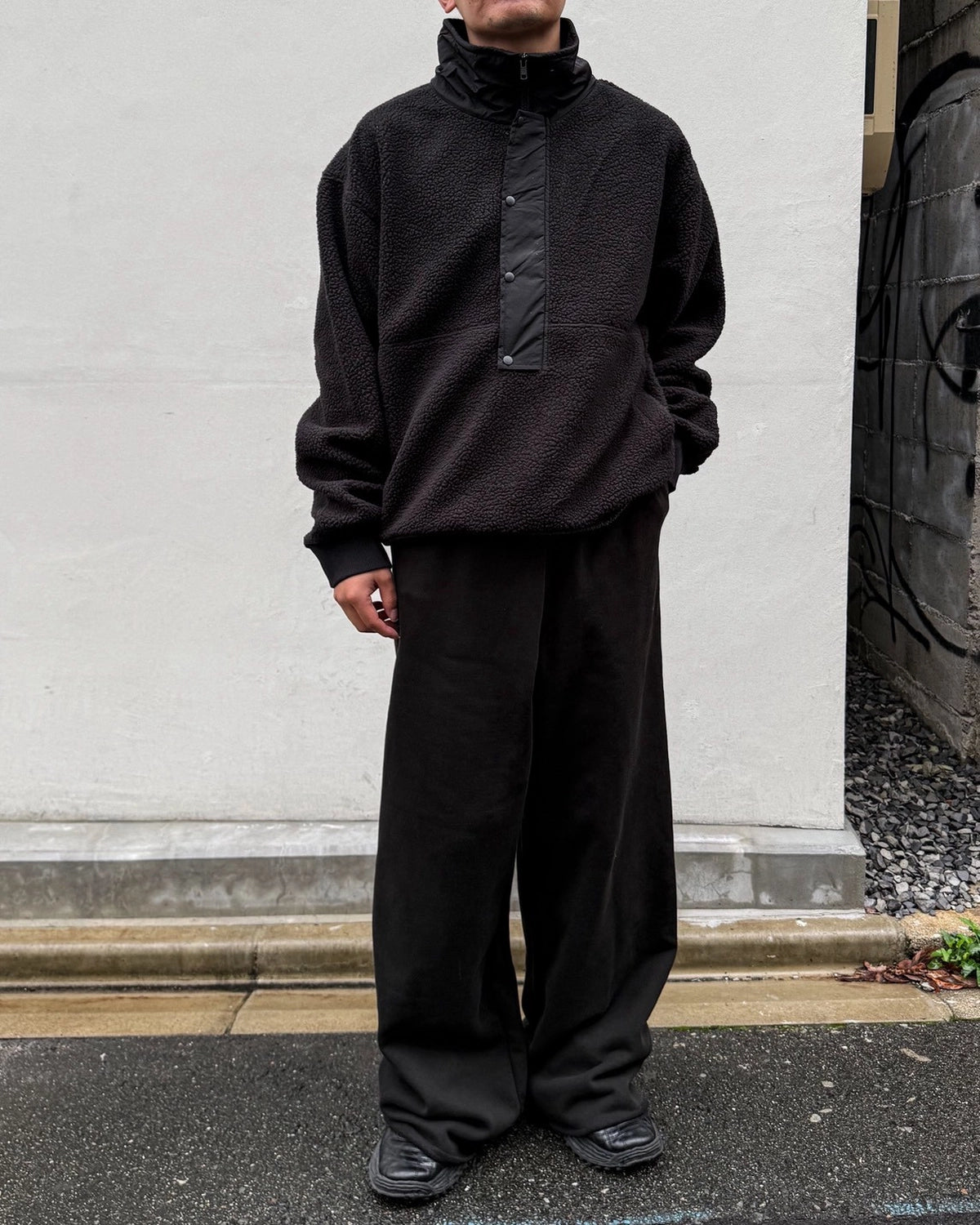 entire studios / SYSTEM HALF ZIP FLEECE JACKET (ESFW26ST02016)