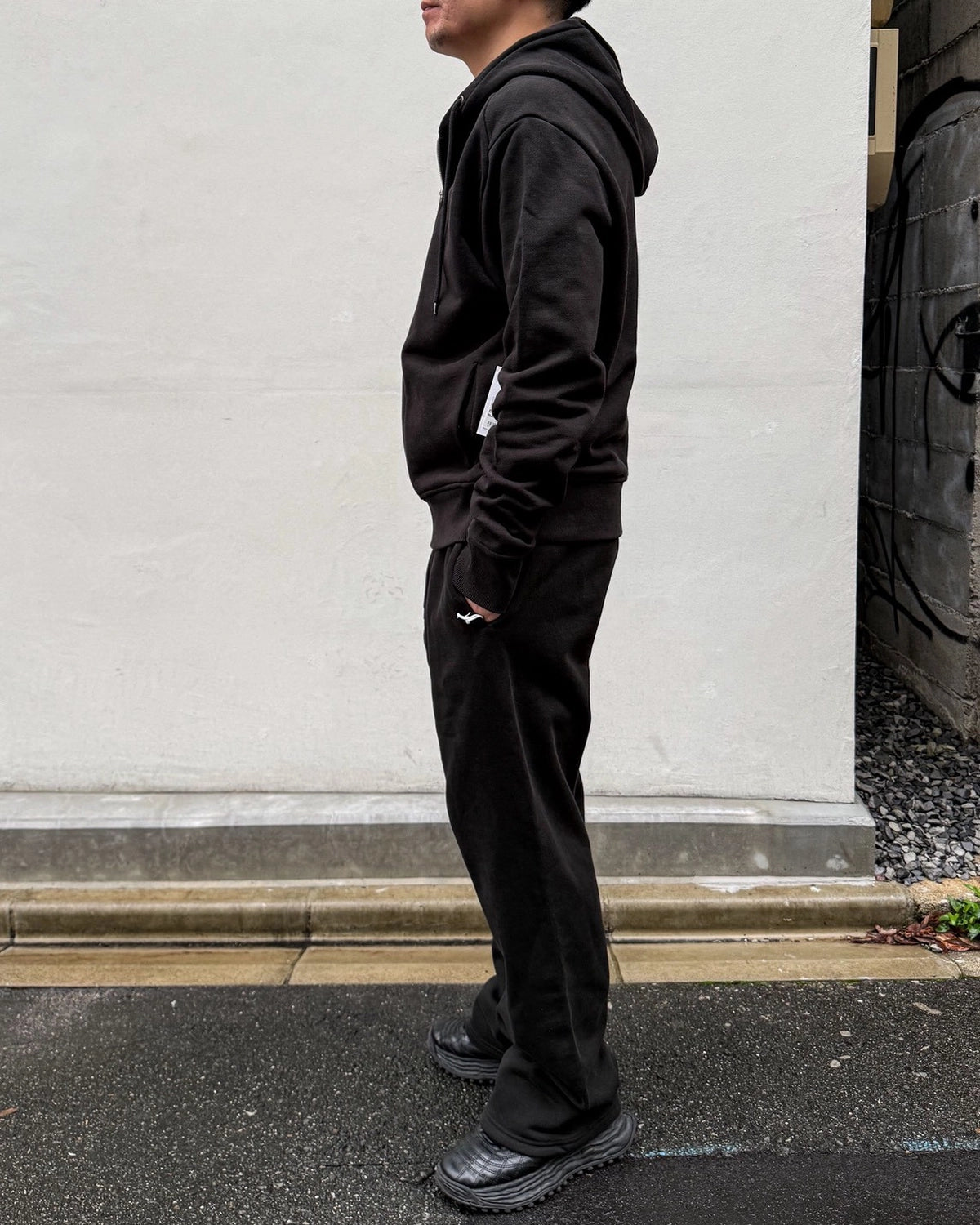 entire studios / SLIM ZIP UP SWEAT PARKA (ESFW26HO03012)