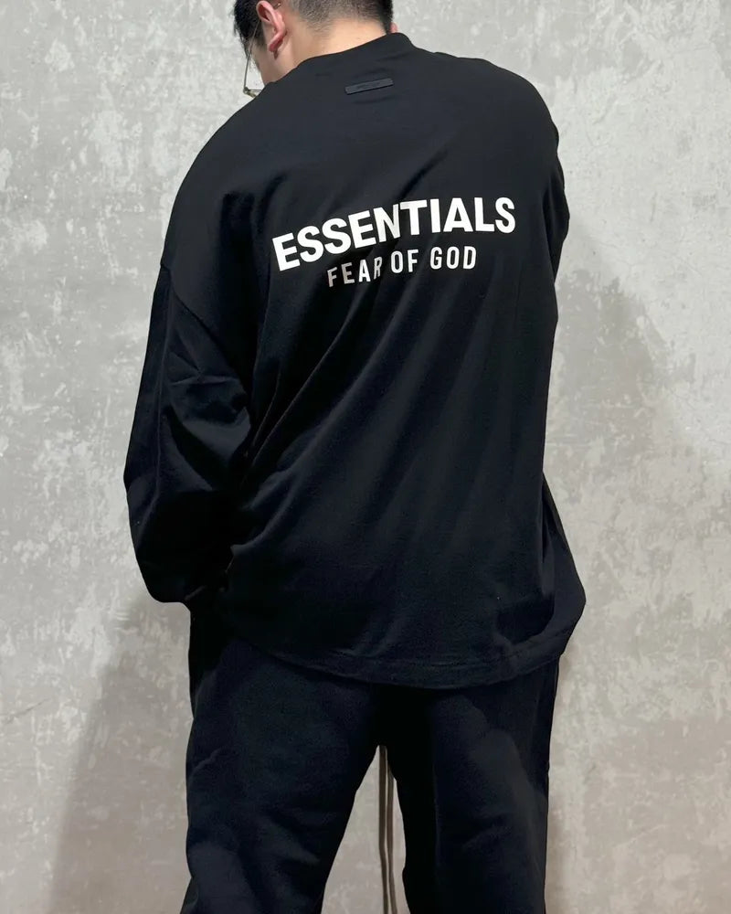 ESSENTIALS / JERSEY LONG SLEEVE T-SHIRT (125HO244370F)