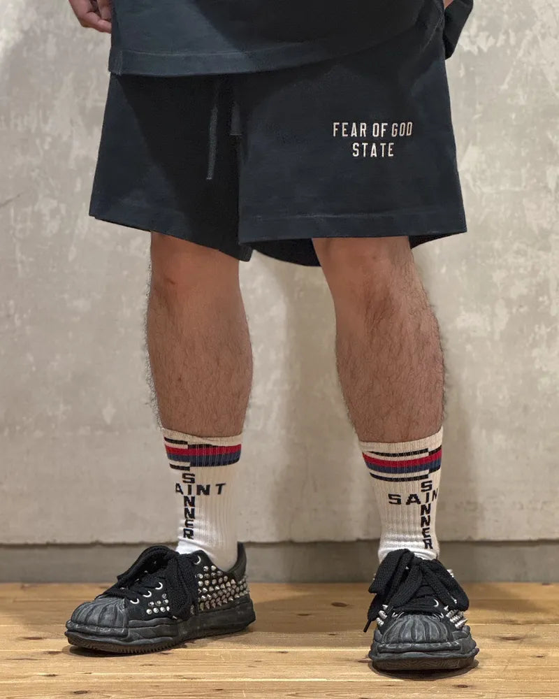 ESSENTIALS / HEAVY JERSEY SOCCER SHORT (160BT244160F)