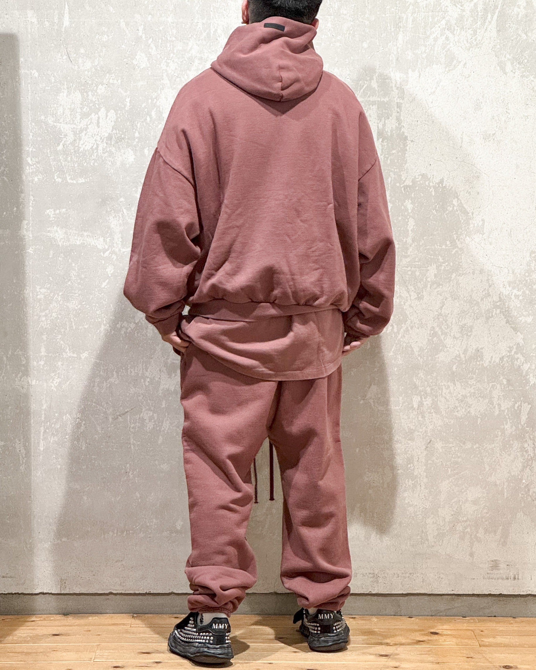 ESSENTIALS / HEAVY FLEECE HOODIE (192BT244810F)