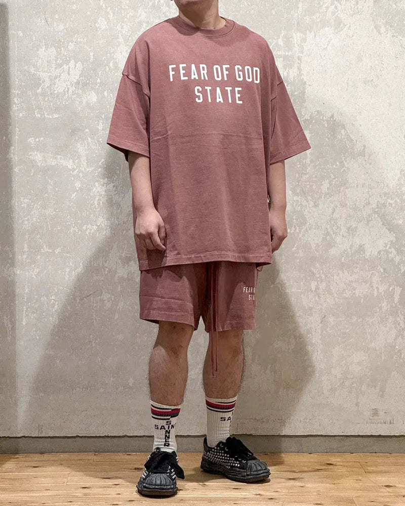 ESSENTIALS / HEAVY JERSEY SOCCER SHORT (160BT244160F)