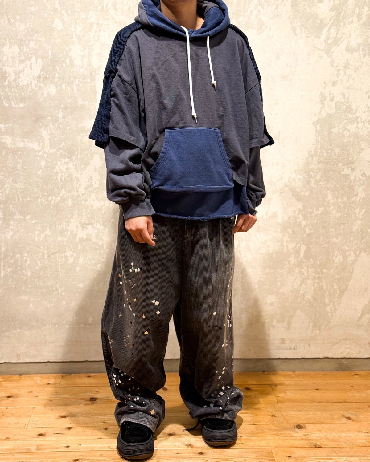 FACETASM / LAYERED HOODIE (JOO-SW-U01)