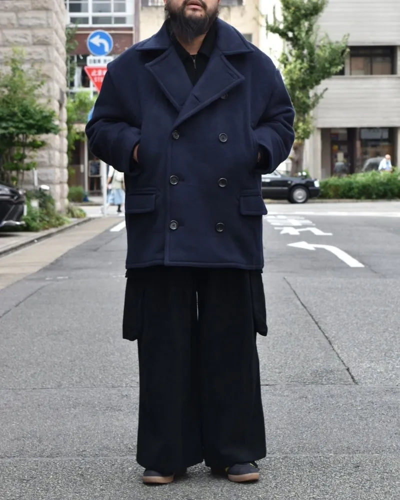 is-ness / PEA COAT (24AW_25_1006SAWPEACOAT01)