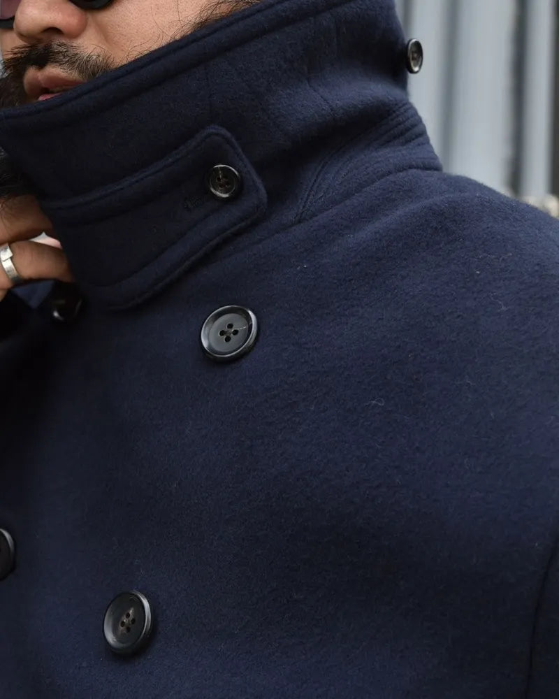 is-ness / PEA COAT (24AW_25_1006SAWPEACOAT01)