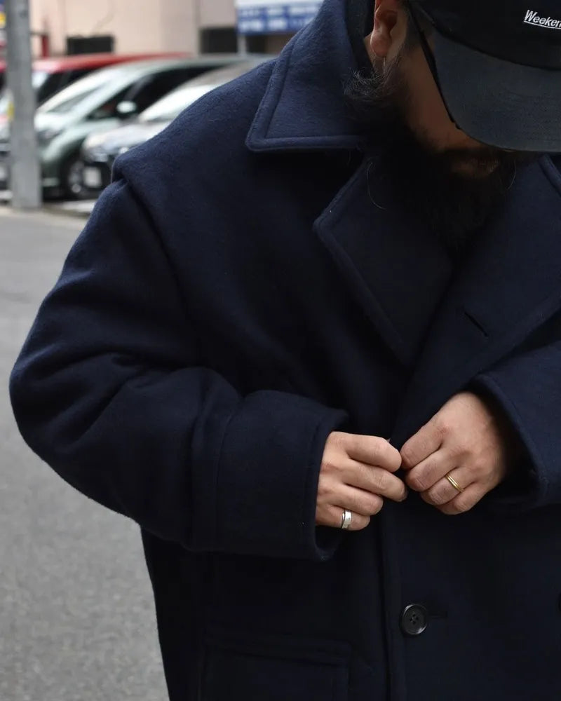 is-ness / PEA COAT (24AW_25_1006SAWPEACOAT01)