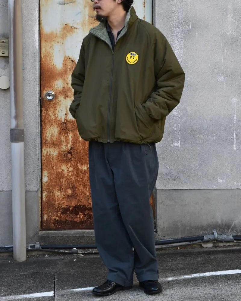 ISNESS MUSIC / HOUSE PATCH REVERSIBLE FLEECE JACKET (IMP4_24_HOUSE PATCH JK01)