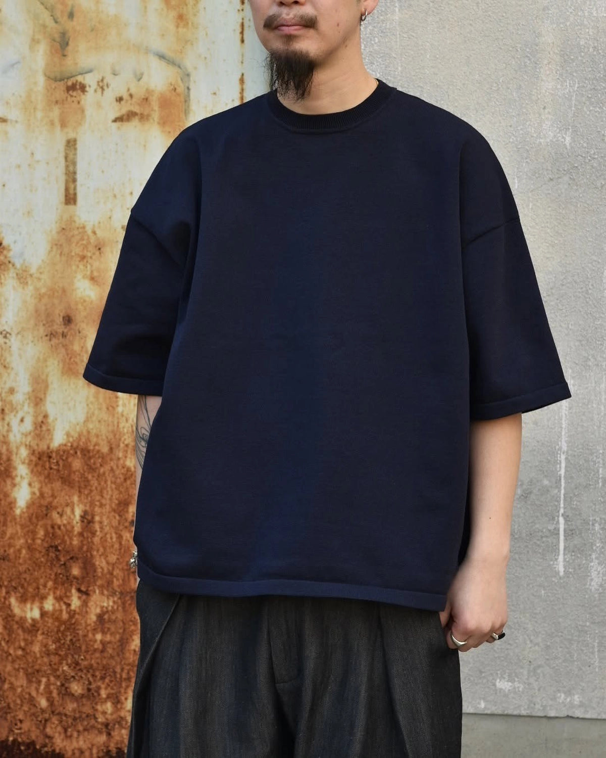 is-ness / KNIT VENTILATION T-SHIRT (25SS_31_10076KNITT01)