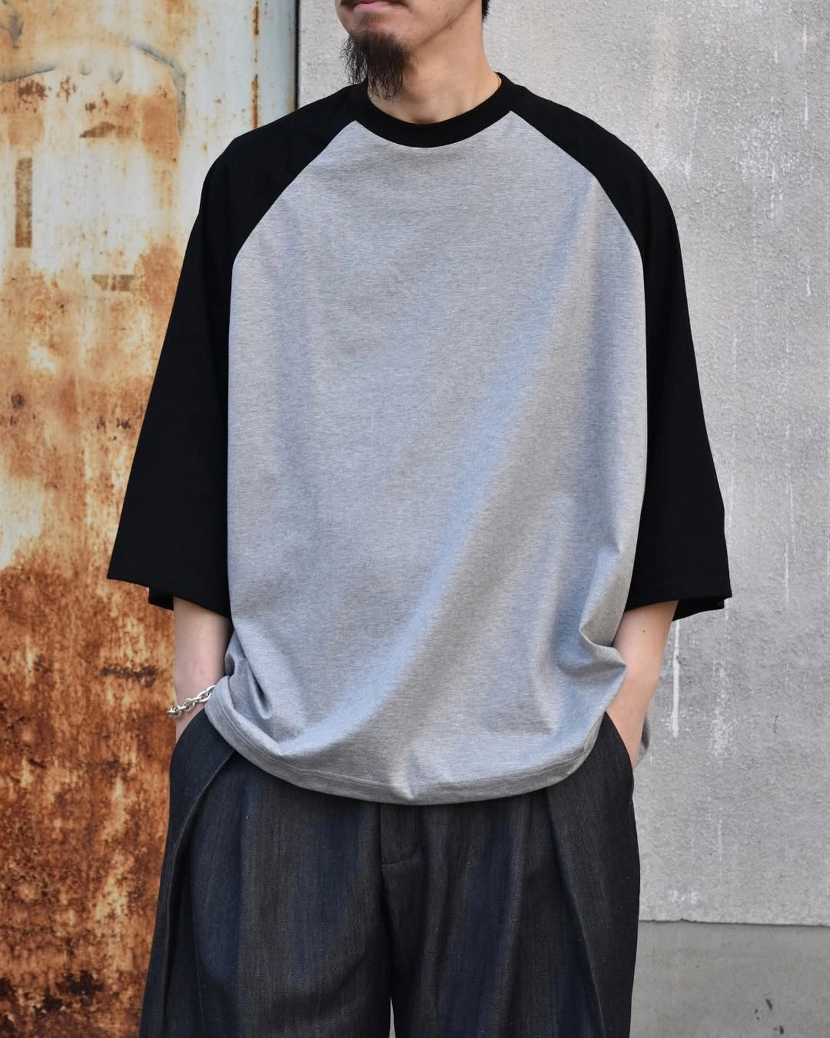 is-ness / BALLOON RAGLAN SLEEVE T-SHIRT (25SS_09_1007SSCST01)