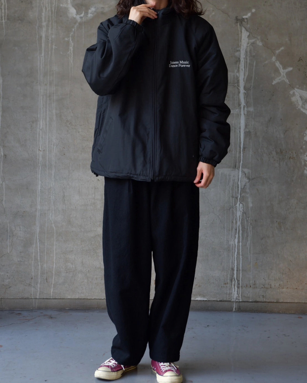 ISNESS MUSIC / DF REVERSIBLE FLEECE JACKET (IMP8_34_IMDFJK01)