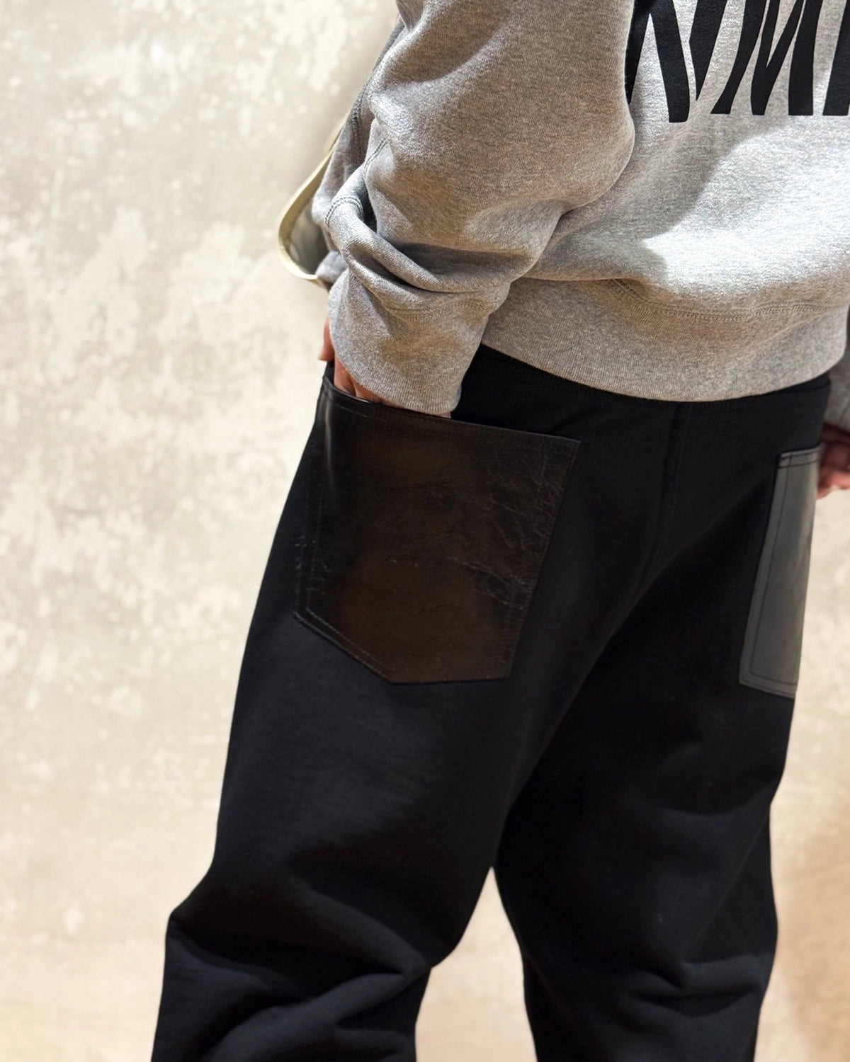 JUNYA WATANABE MAN x FILSON / フーディ 綿起毛裏毛×レザー FILSON Wネーム (WP-T007-051)