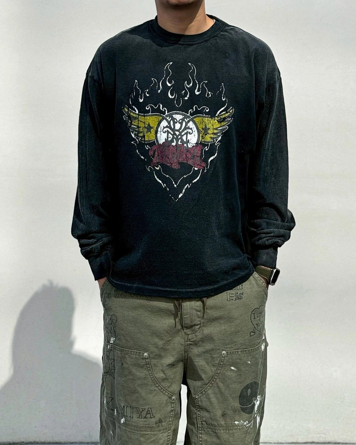 KAMIYA / "FRM AERO-KMY" Long-Sleeve T-shirt (G16LT084)