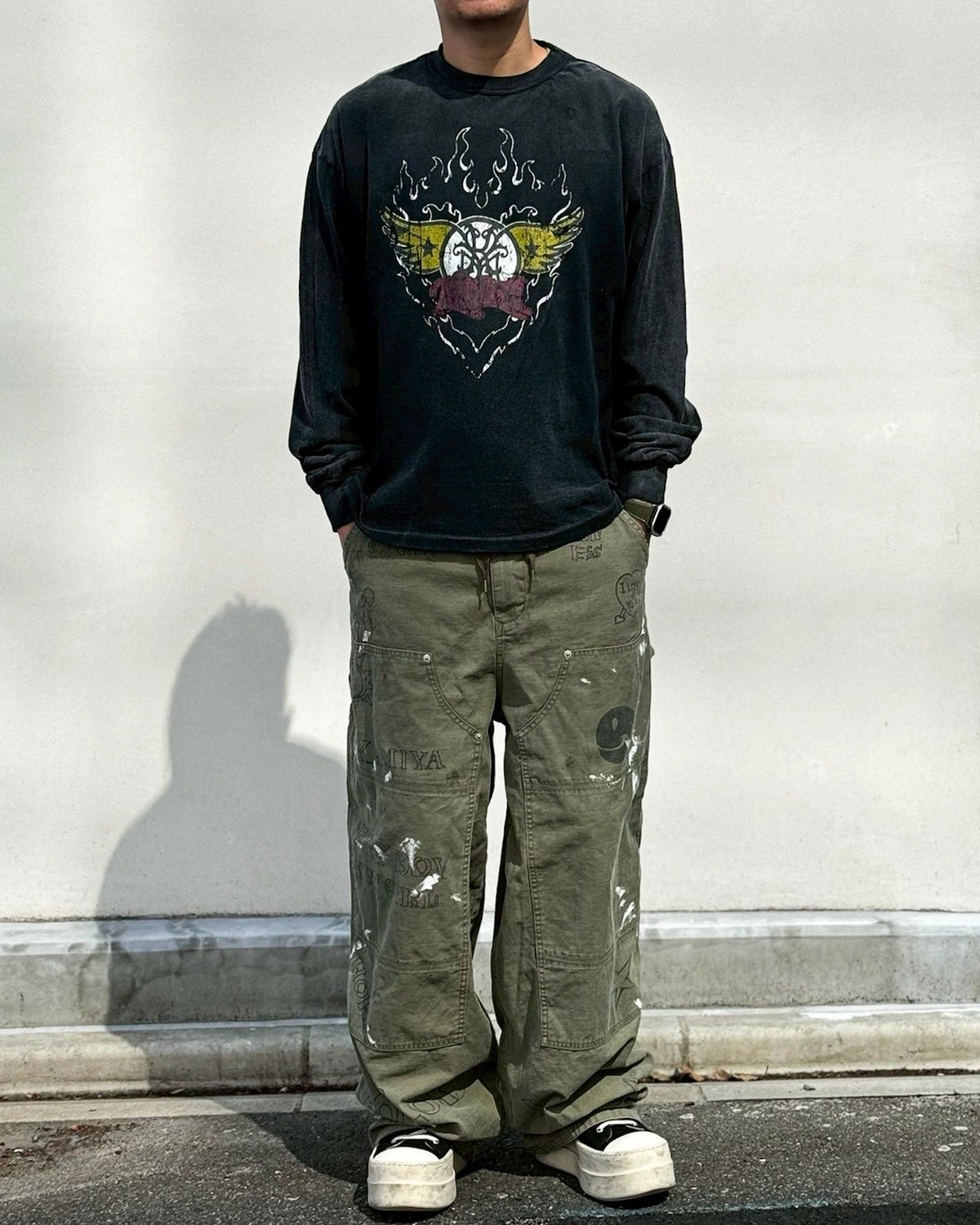 KAMIYA / "FRM AERO-KMY" Long-Sleeve T-shirt (G16LT084)