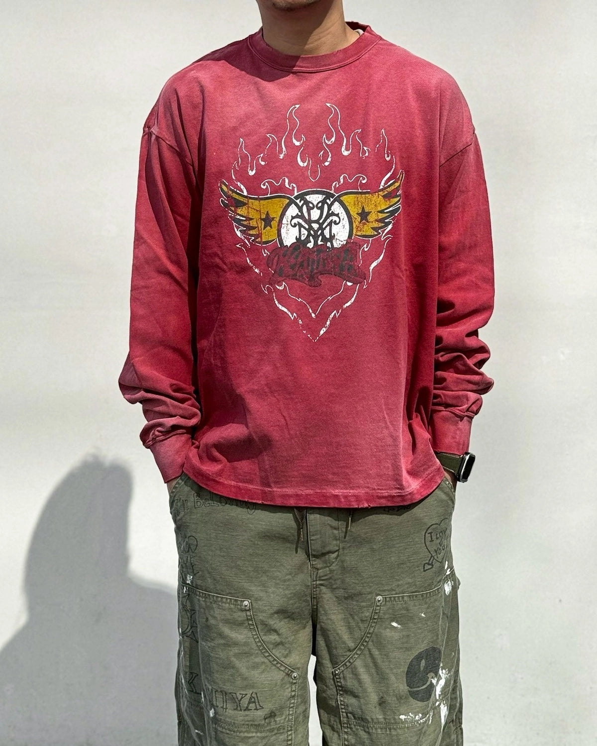 KAMIYA / "FRM AERO-KMY" Long-Sleeve T-shirt (G16LT084)