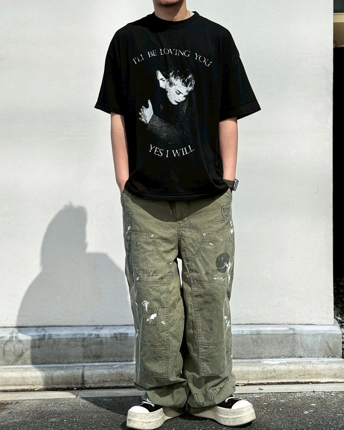 KAMIYA / "LOVING" T-shirt (G16TS095)