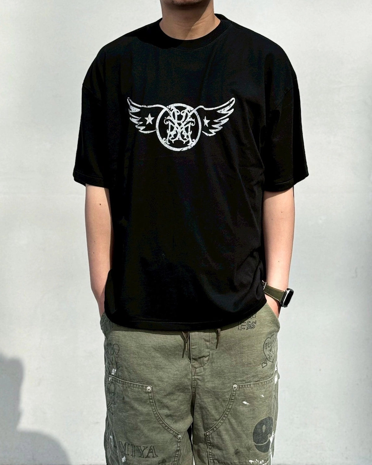 KAMIYA / "AERO-KMY" T-shirt (G16TS097)
