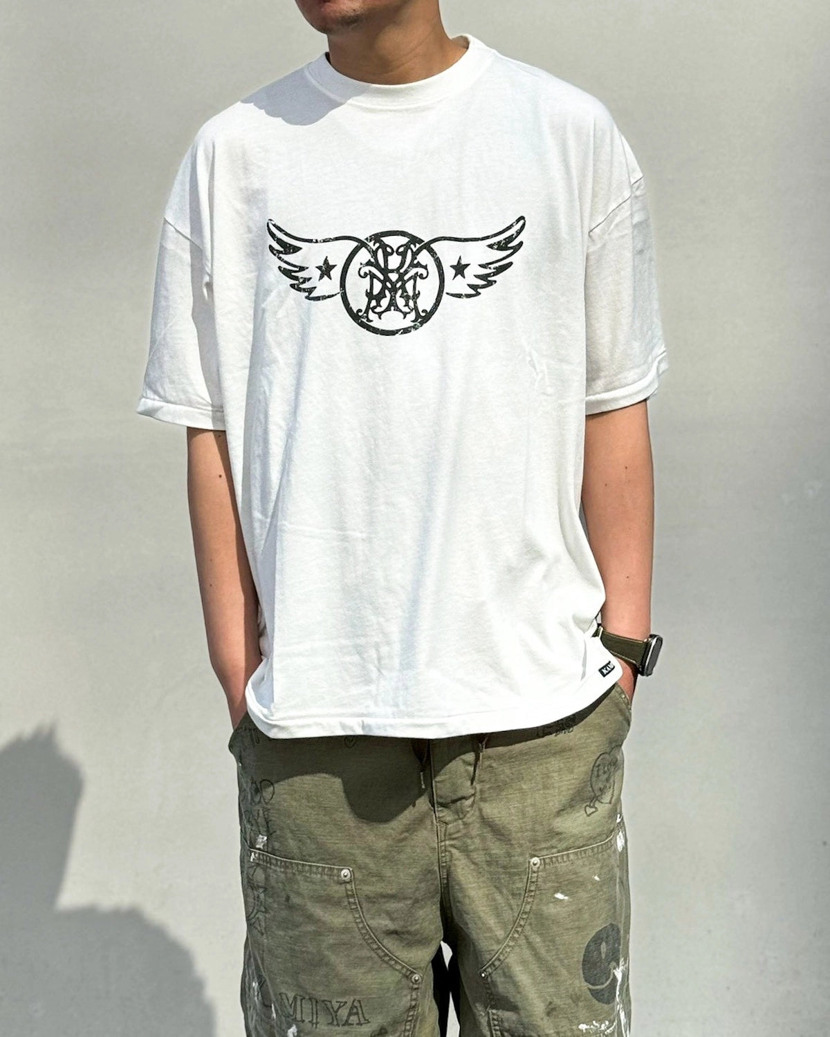 KAMIYA / "AERO-KMY" T-shirt (G16TS097)