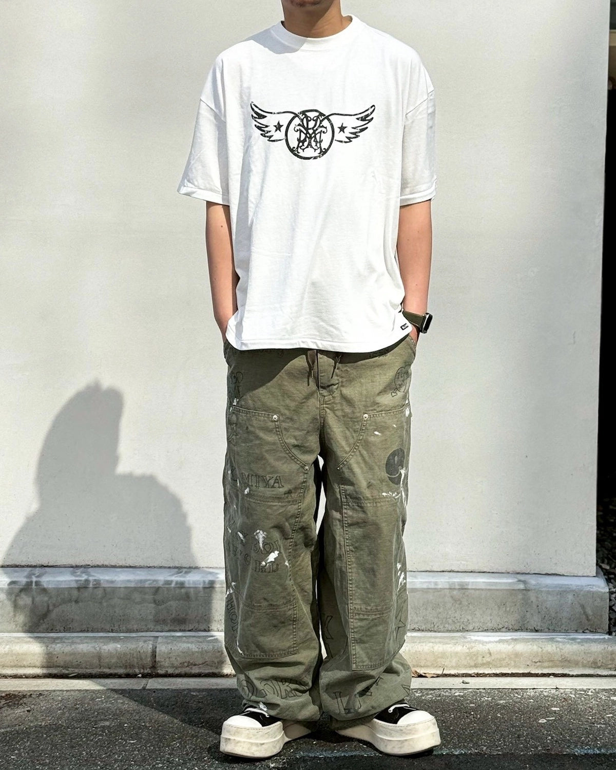 KAMIYA / "AERO-KMY" T-shirt (G16TS097)