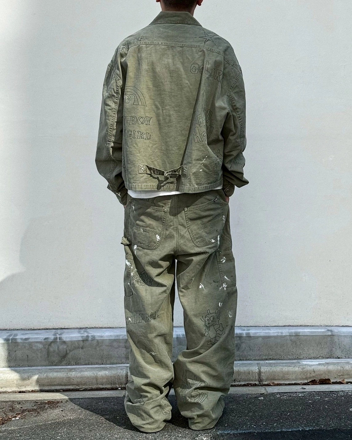 KAMIYA / Graffiti Painter Pants (G16PT023)
