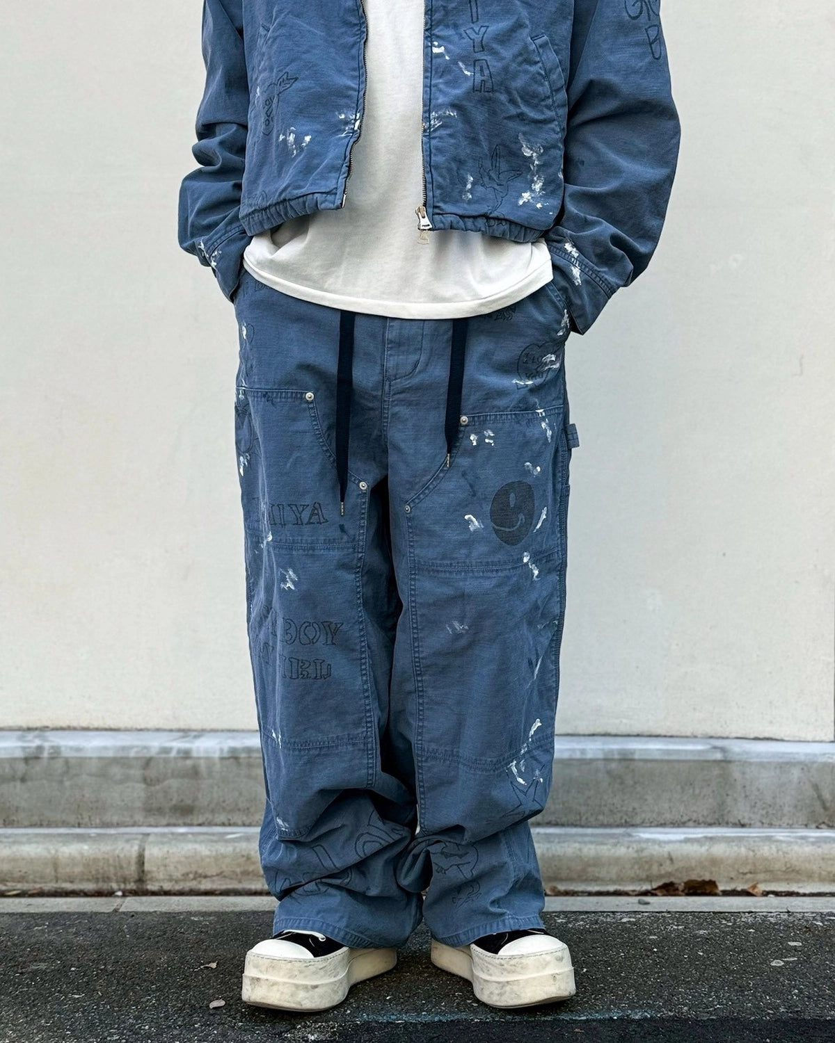 KAMIYA / Graffiti Painter Pants (G16PT023)