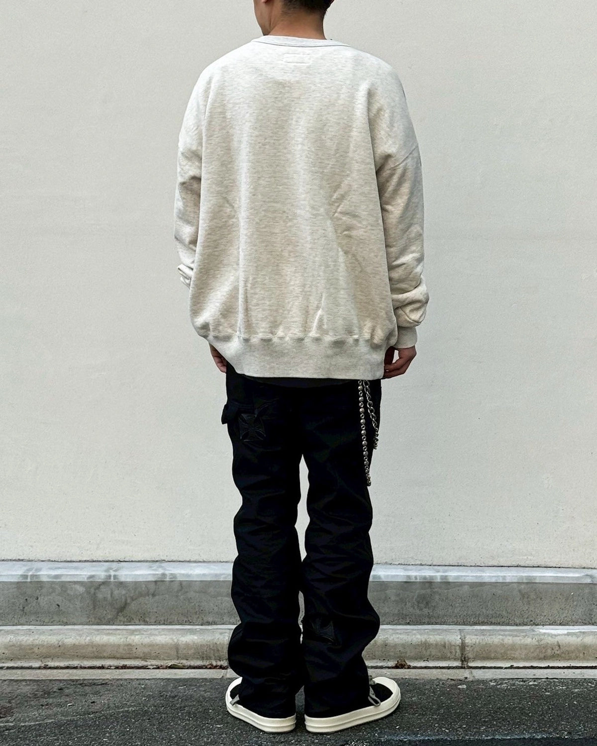 LASTMAN / PRINTED CREW NECK "CIGAR" (261LM-CT28)