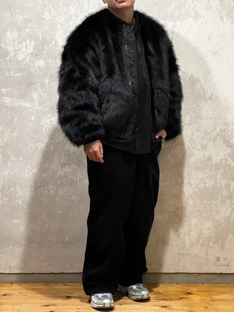 MAGIC STICK / Notorious Lux Fur Bommer Jacket (24AW-MS11-035)