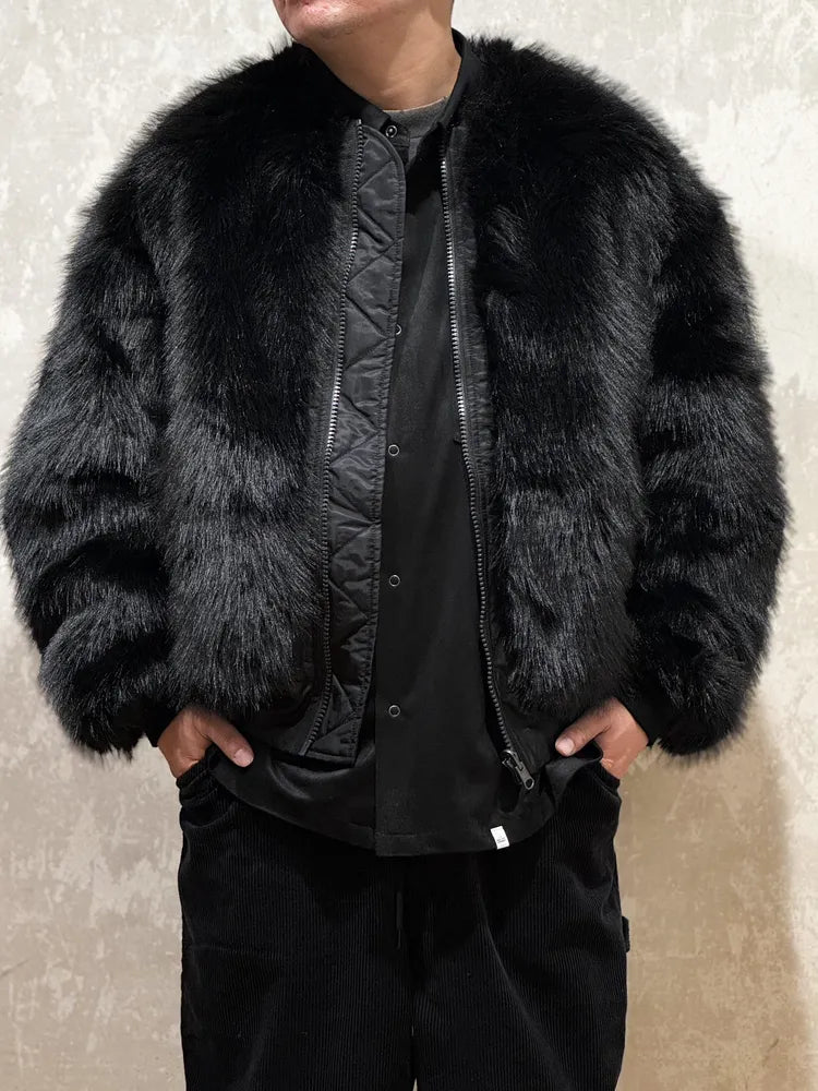 MAGIC STICK / Notorious Lux Fur Bommer Jacket (24AW-MS11-035)