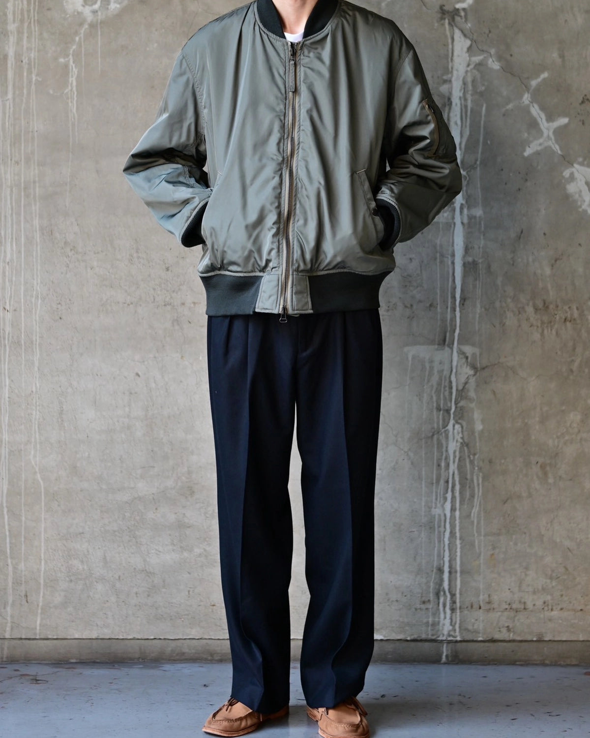 MARKAWARE / Bratac Silk Heavy Twill / Silk MA-1 (A26C20BL01C)