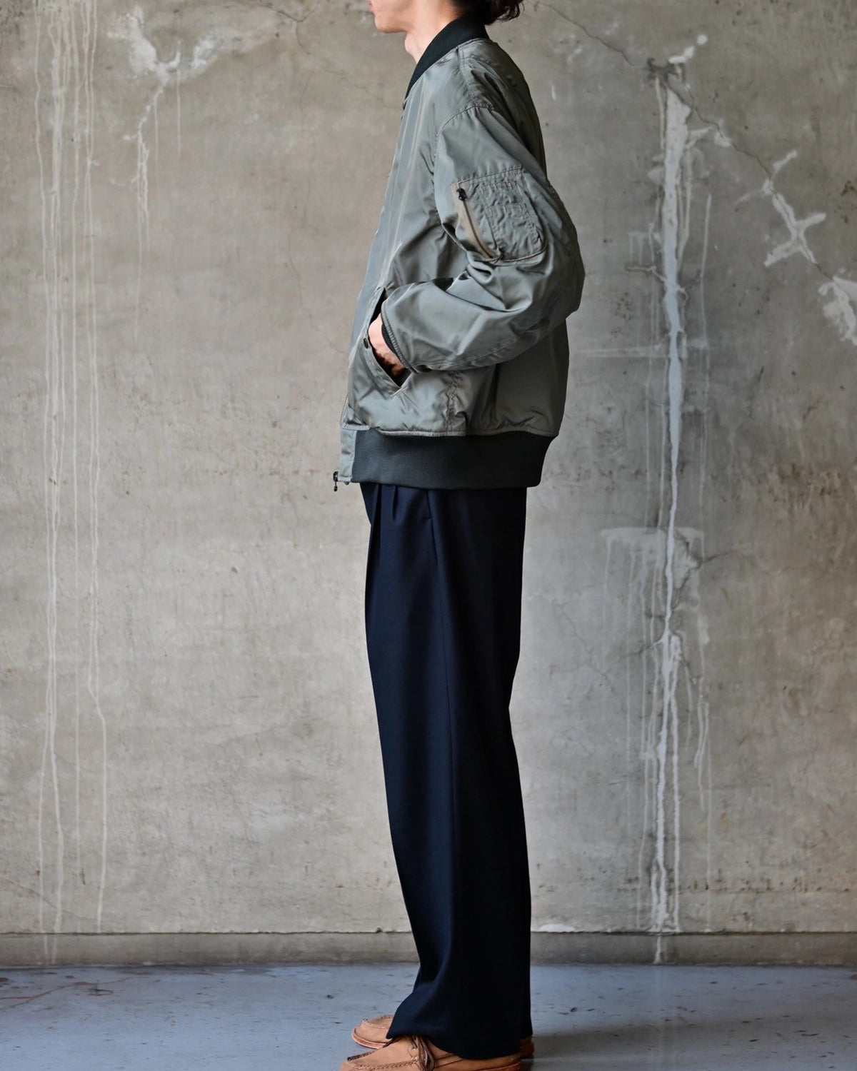 MARKAWARE / Bratac Silk Heavy Twill / Silk MA-1 (A26C20BL01C)