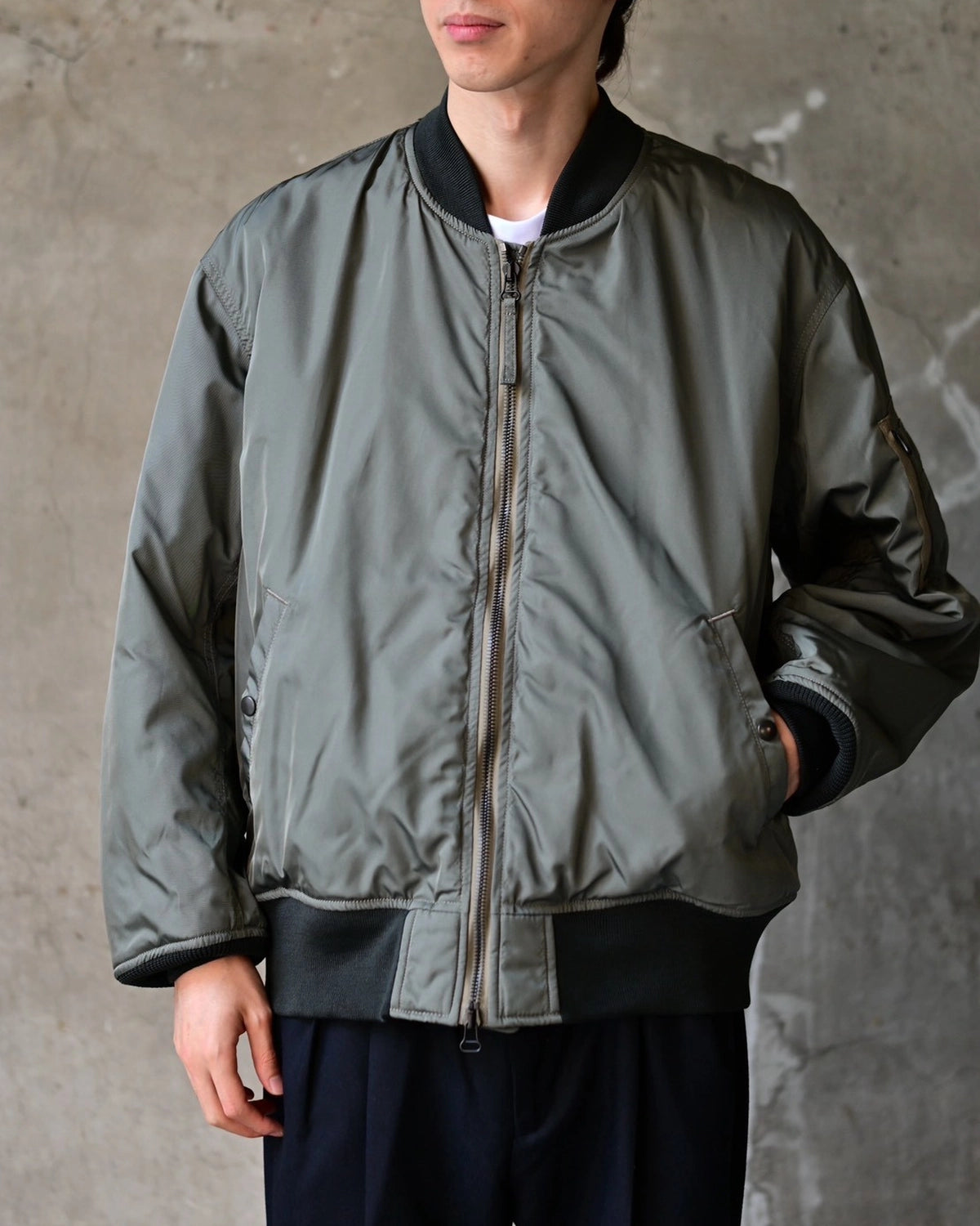 MARKAWARE / Bratac Silk Heavy Twill / Silk MA-1 (A26C20BL01C)