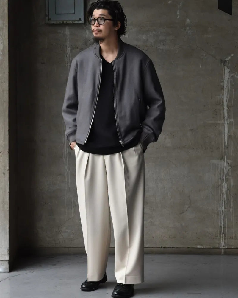 MARKAWARE / SHORT BOMBER JACKET (A24C18BL01C)