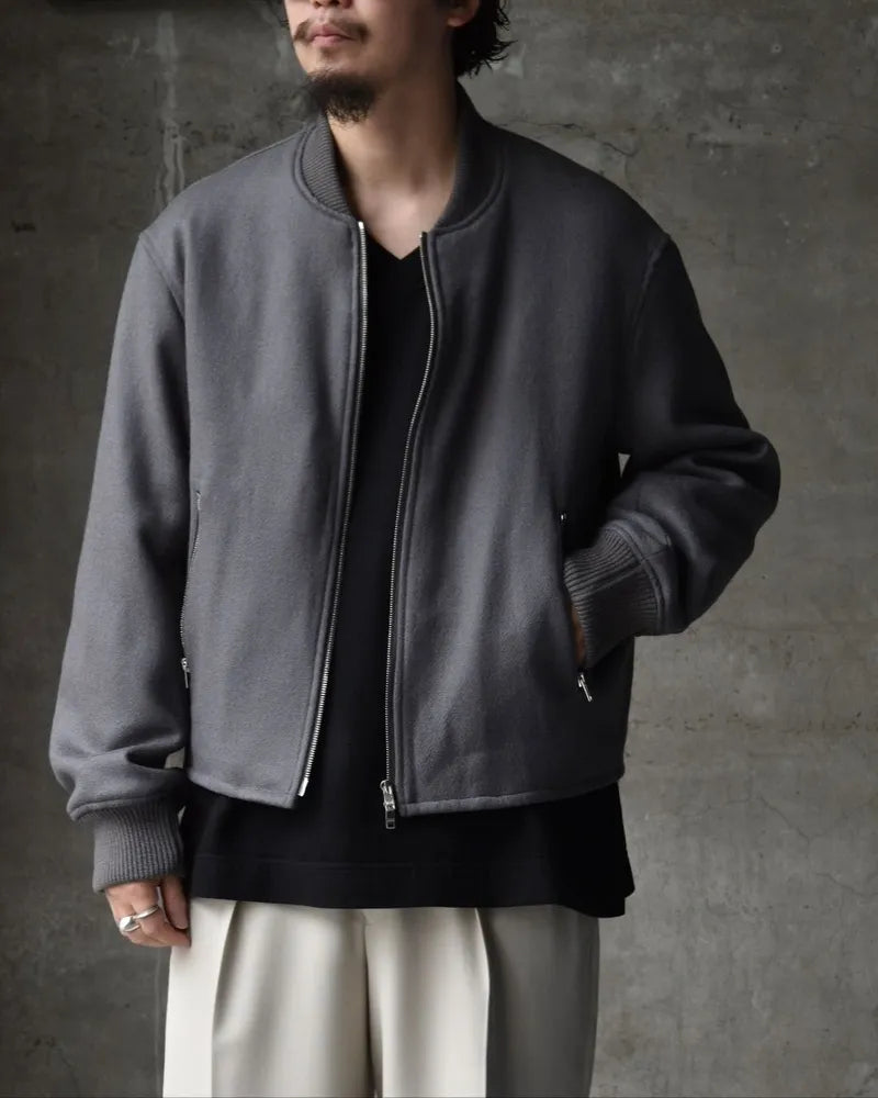 MARKAWARE / SHORT BOMBER JACKET (A24C18BL01C)