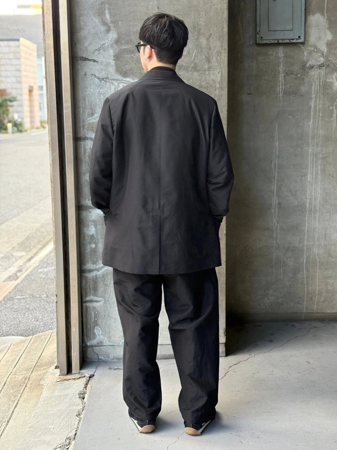 MARKAWARE / BRATAC SILK × ORGANIC WOOL TAFFETA COMFORT CAR COAT (A25A10JK01C)