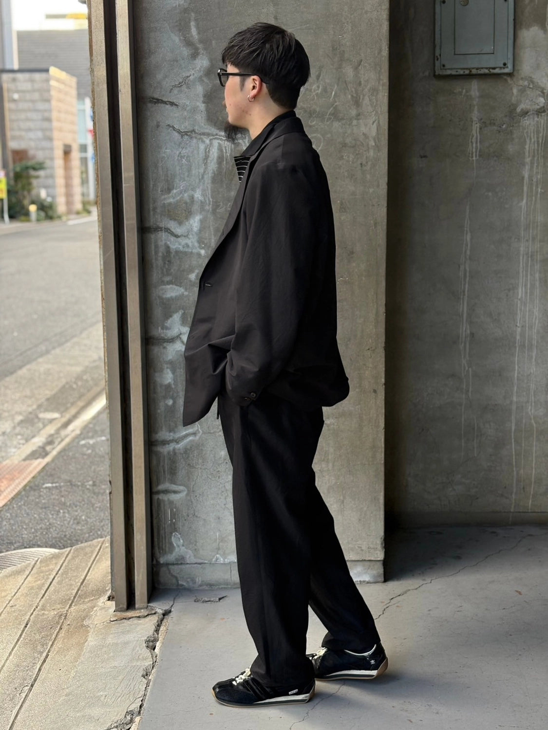 MARKAWARE / BRATAC SILK × ORGANIC WOOL TAFFETA COMFORT CAR COAT (A25A10JK01C)