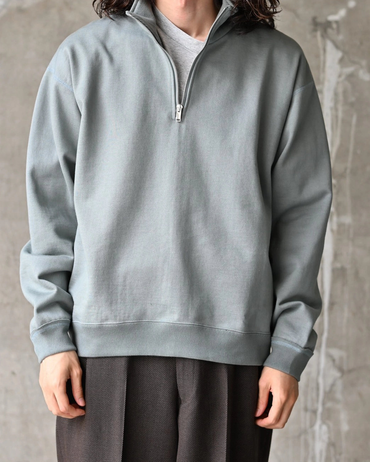 MARKAWARE / Organic Cotton Heavy Fleece / Comfort Half Zip(A26C13CS03C)
