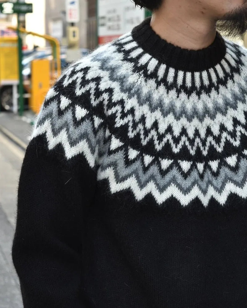 MARKAWARE / SNOW PATTERN JUMPER (A24C20SW01C)