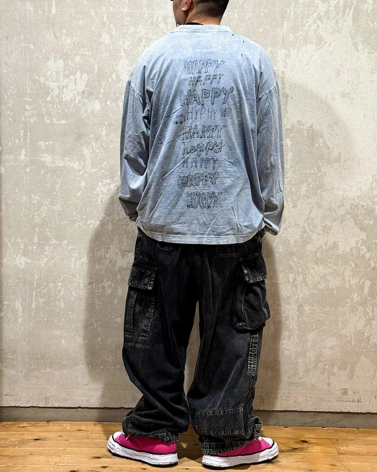 Maison MIHARA YASUHIRO / bleached LS Tee (A74LT621)