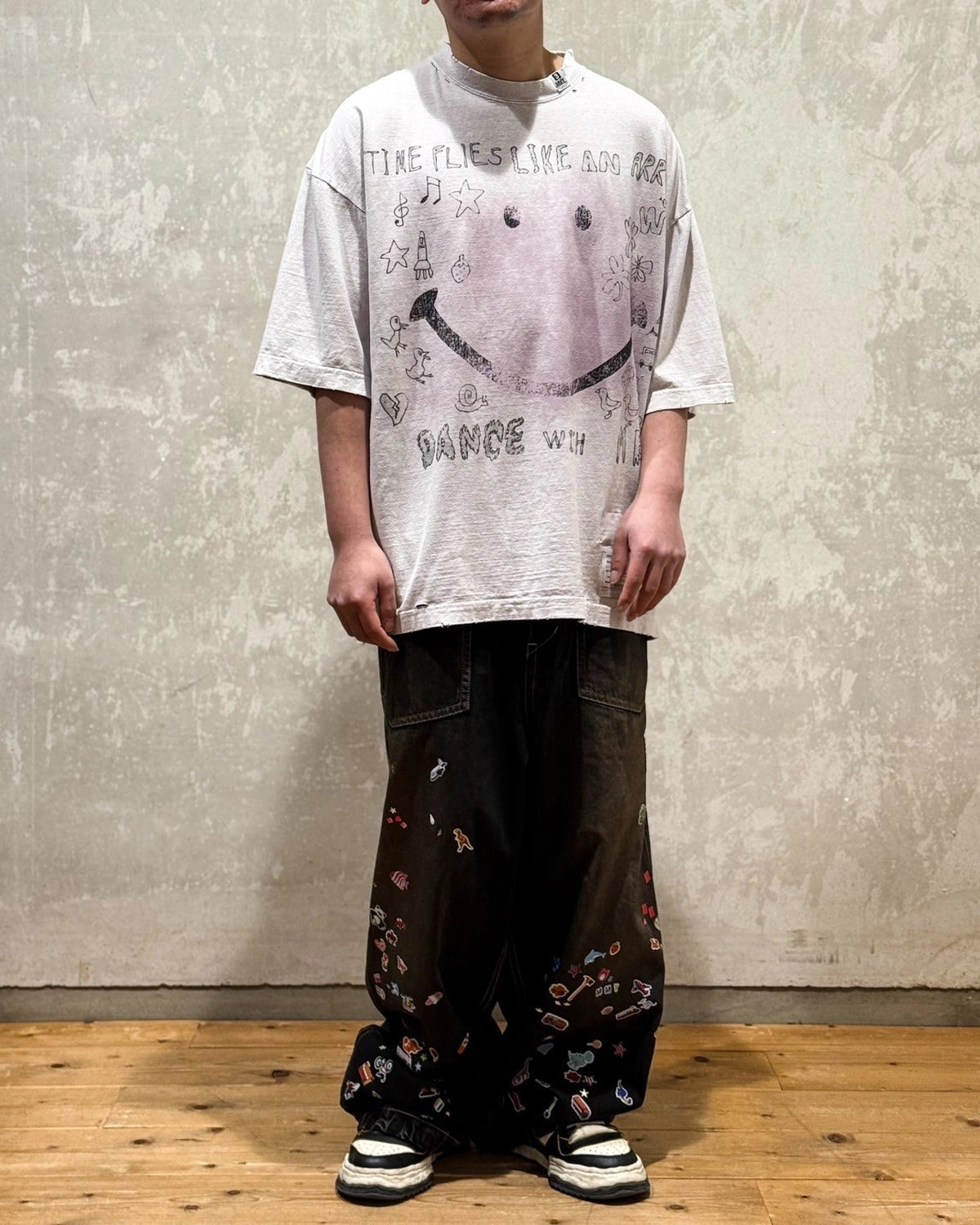 Maison MIHARA YASUHIRO / bleached Tee (A14TS622)