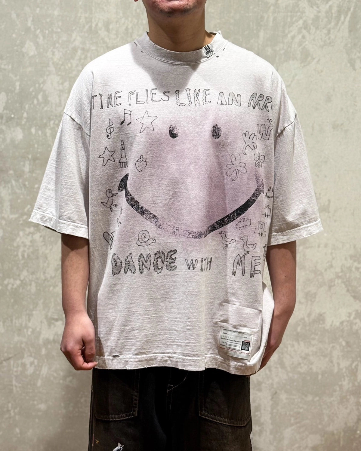 Maison MIHARA YASUHIRO / bleached Tee (A14TS622)