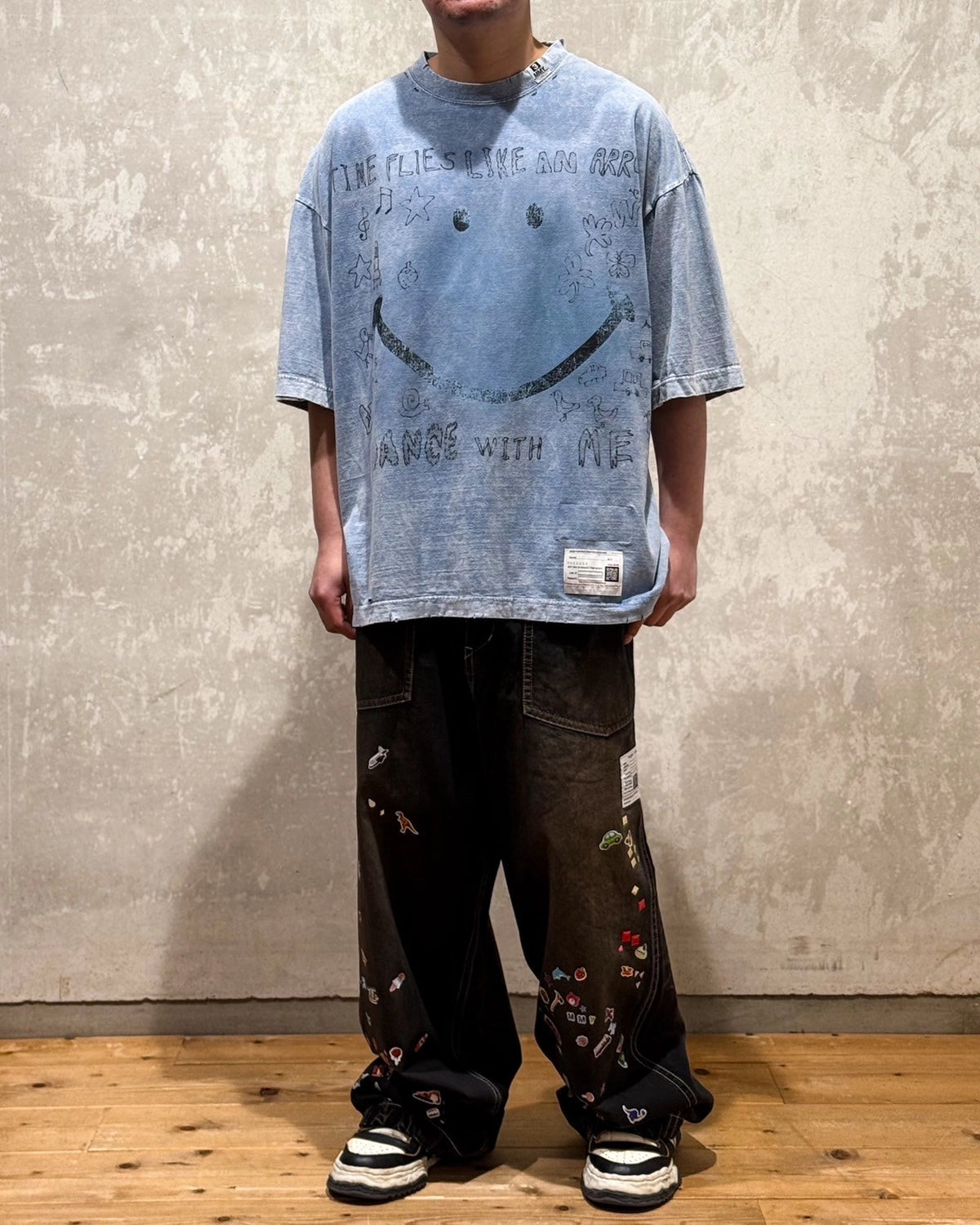 Maison MIHARA YASUHIRO / bleached Tee (A14TS622)