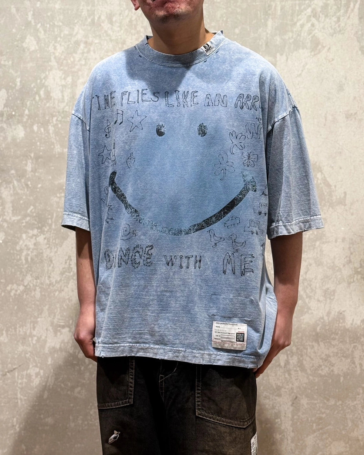 Maison MIHARA YASUHIRO / bleached Tee (A14TS622)