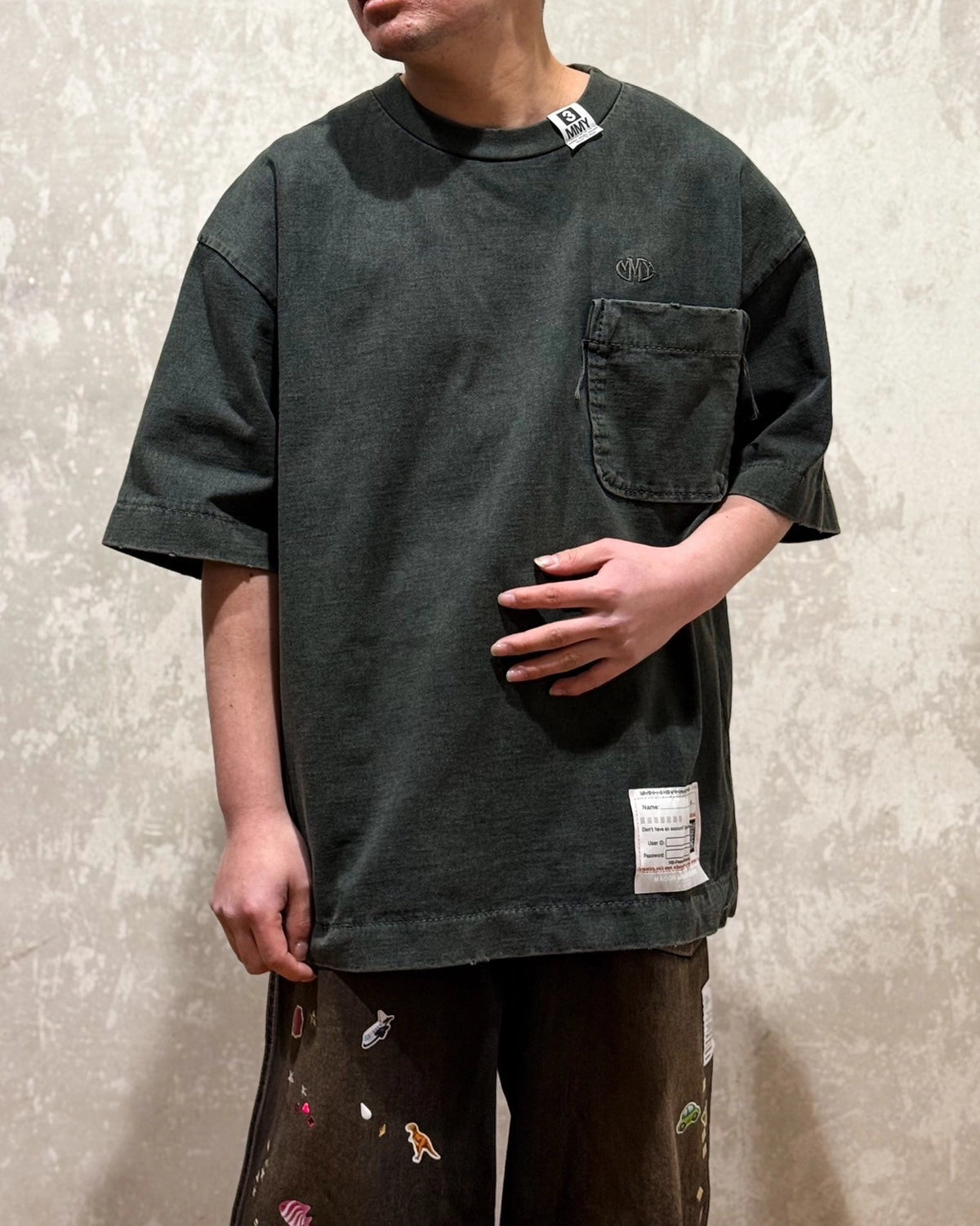 Maison MIHARA YASUHIRO / amateur sewn Tee (A14TS601)